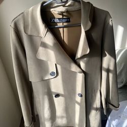 ZARA Suede Woman Blazer (Small)
