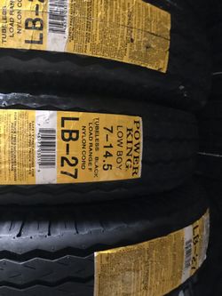 Mobile home tire 7-14.5 brand new $75 each cash. No lowball