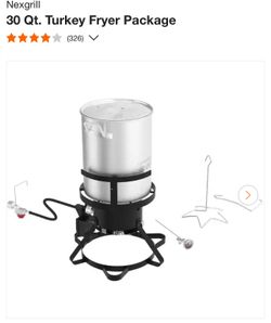 Nexgrill 30 Qt. Turkey Fryer Package
