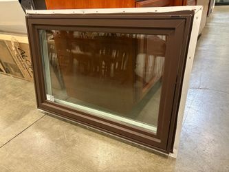 NEW! MILGARD V400 Tuscany Series 23×35 Chocolate Brown Vinyl Awning Window