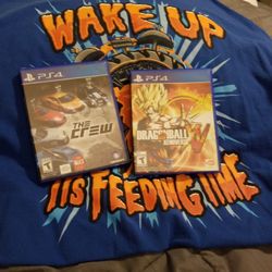 PS4 The Crew And Dragon Ball Z Xenoverse
