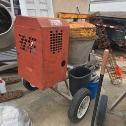 Gas Concrete Mixer 