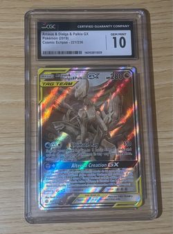 Arceus & Dialga & Palkia GX CGC 10 Gem Mint