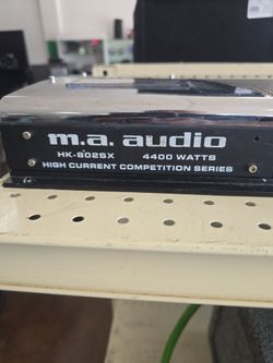 M.a. audio 4400 watts amp
