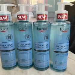Eucerin Hydrating Cleansing Gel $7 Each