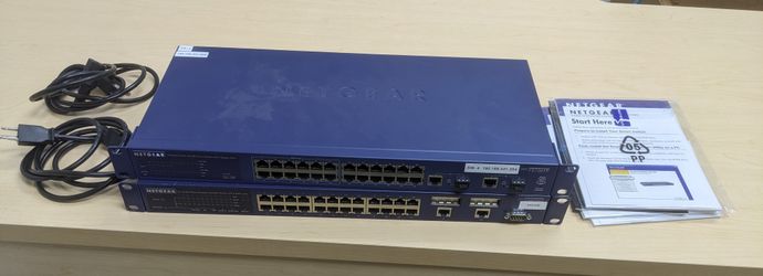 Netgear 10/100 Prosafe 24 Ports Gigabit Switch