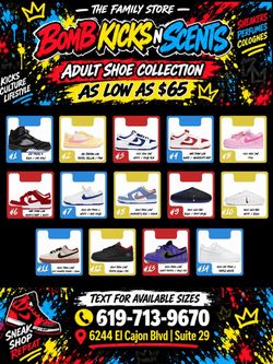 $65 Adult shoes