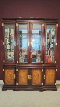 Gorgeous Wood China Cabinet