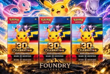 Pokémon TCG 30th Celebration Booster Bundle – Sealed – $80 Each