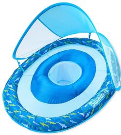 Swimways Baby Canopy Spring Float Pool Lounger
