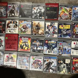 Ps3 Games Each Priced On Picture