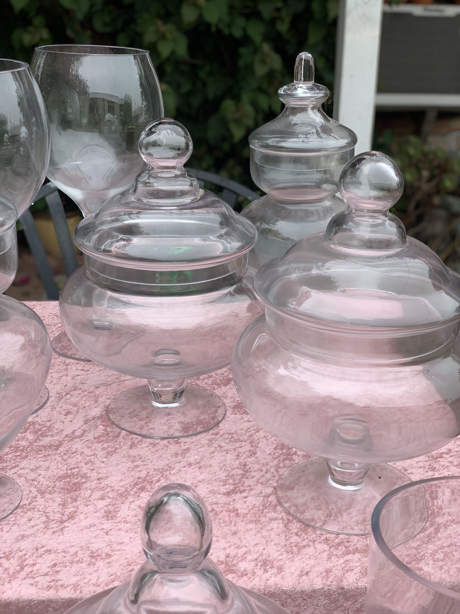 Candy Glass Jars, Candy Buffet, Glass Decor for Sale in Norwalk, CA OfferUp