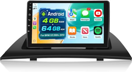 4G+64G 9 inch Radio for BMW X3 2004-2012