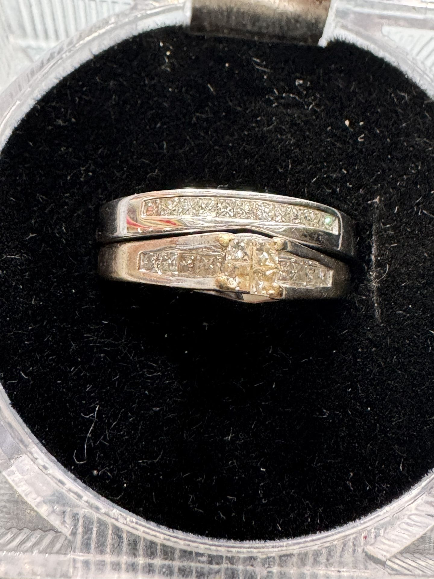14K White Gold 1k Diamond Ring For Sale $2000