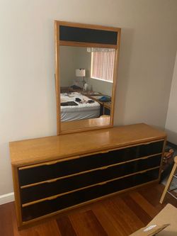 Dresser, Bed Frame, Side Tables Matching Set