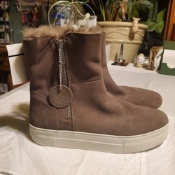 J/Slides Waterproof Suade Insulated Boot 8.5