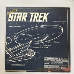 Inside Star Trek Vinyl LP 1976 Gene Roddenberry Isaac Asimov Willam Shatner Ex