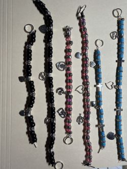 Custom made by Bedrock Anklet  and Bracelets Sets