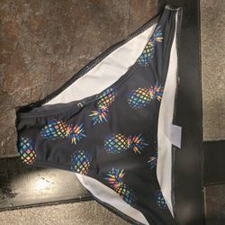 Pineapple Bikini Bottom Size Large