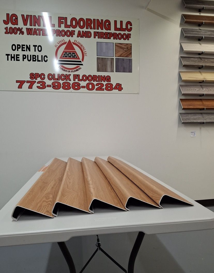 SPC Click Flooring & Custom Stair Treads