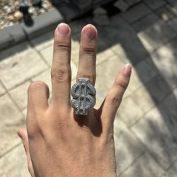 Diamond Test Approved Moissanite Ring Size 7