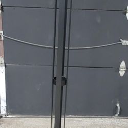 6 Foot Metal Standing Coat Rack