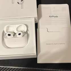 Brand New AirPods (3rd Gen) – Sealed – $100