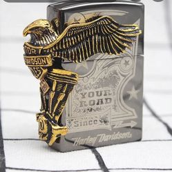 Harley Davidson Lighter Black New