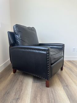 Pottery Barn Tyler Square Arm Leather Recliner