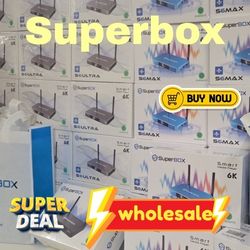 Superbox S6 Max supreme   new 2024 Model  TV BOX  Wholesale reseller  S6 Ultra super box  Superbox S6 Max