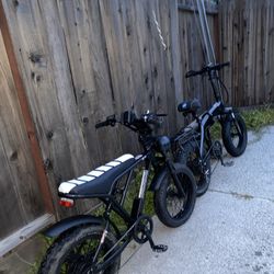 Macfox X2 | Electric Mountain Bike & Aventon Sinch Foldable E-Bike