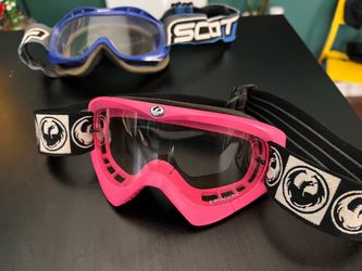 Dragon Motocross Goggles Pink
