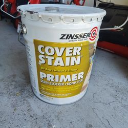 Zinsser Cover Stain Primer Stain Blocker Bond Coat 5 Gallons White