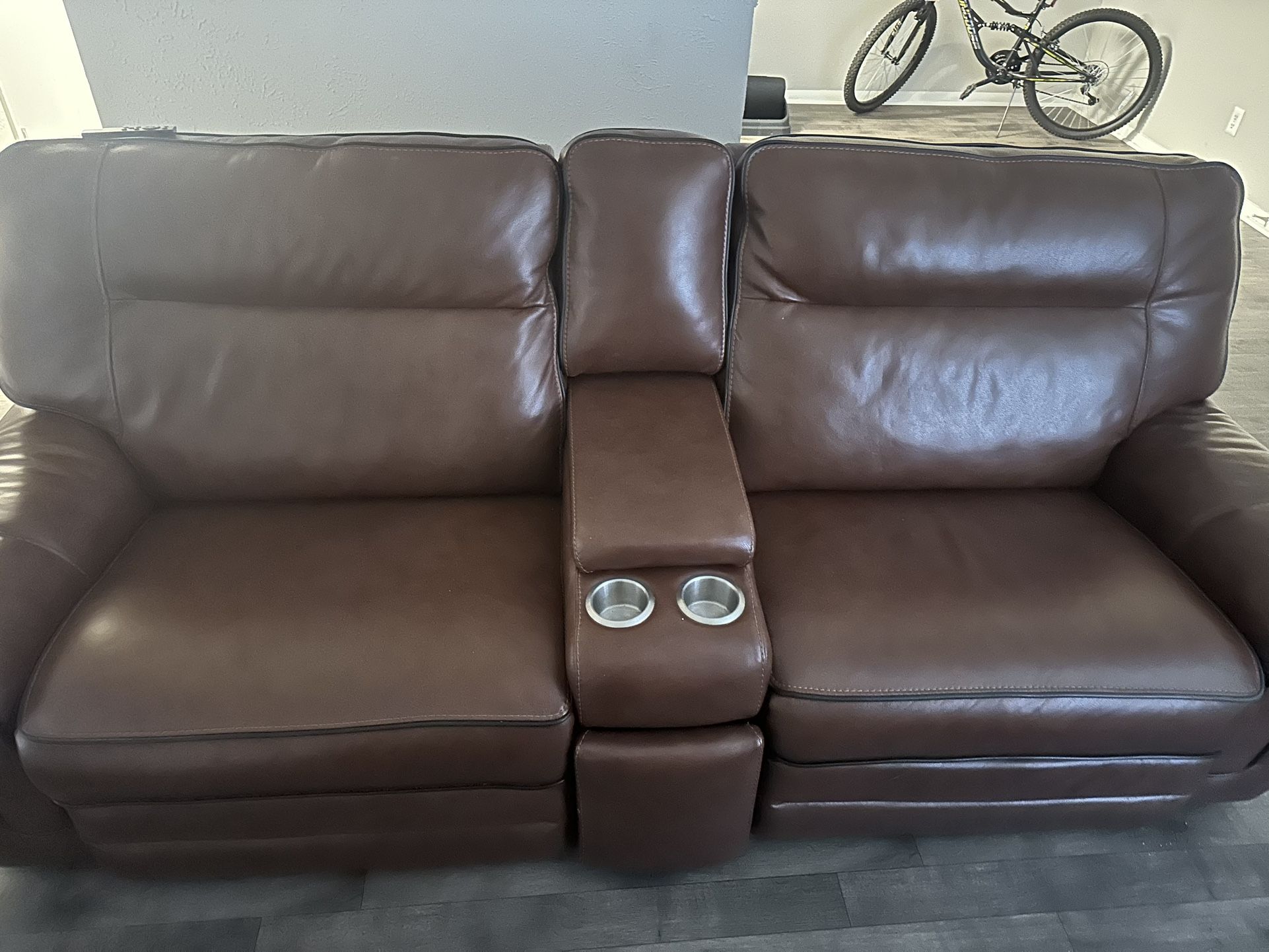 Leather Couch Recliner