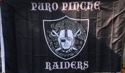 Raiders Flag 5ftx3ft $20 Firm On Price