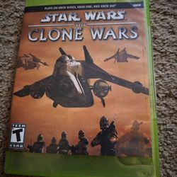 XBOX Video Game Star Wars The Clone Wars Tested Working 
No Manual 