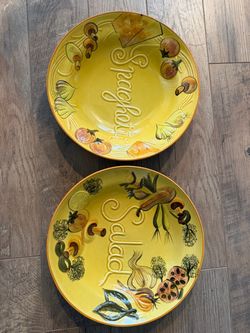 Vintage pottery bowls