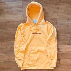 Peach You matter hoodie (medium)