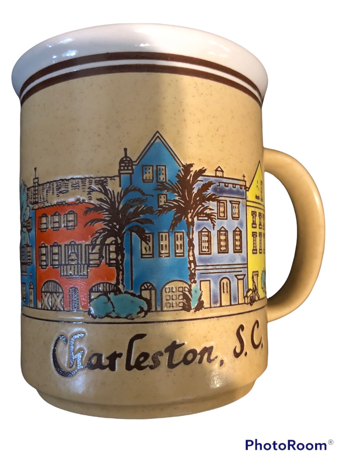 Charleston, South Carolina Tan Coffee Mug