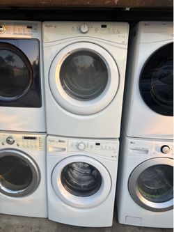 Whirlpool duet stackable washer and gas dryer