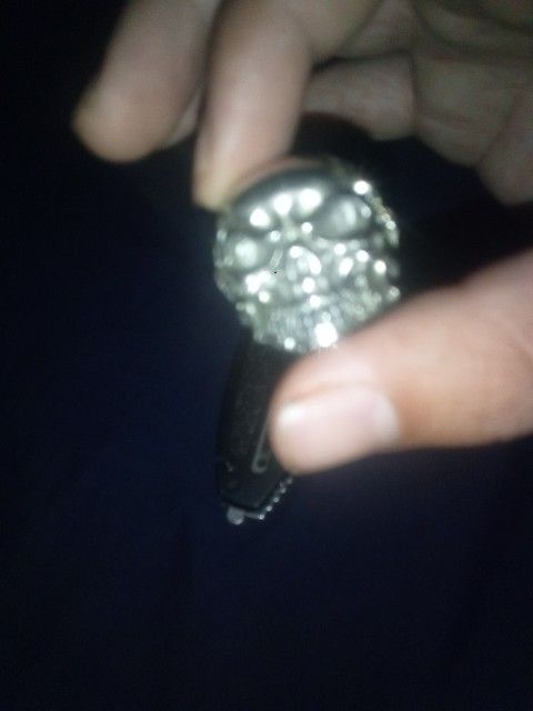 Skull 💀 Ring All Steel Silver