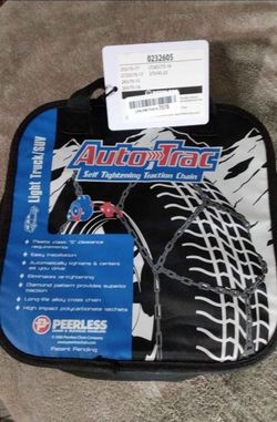 Snow tire chains 2 pack light suv,,truck