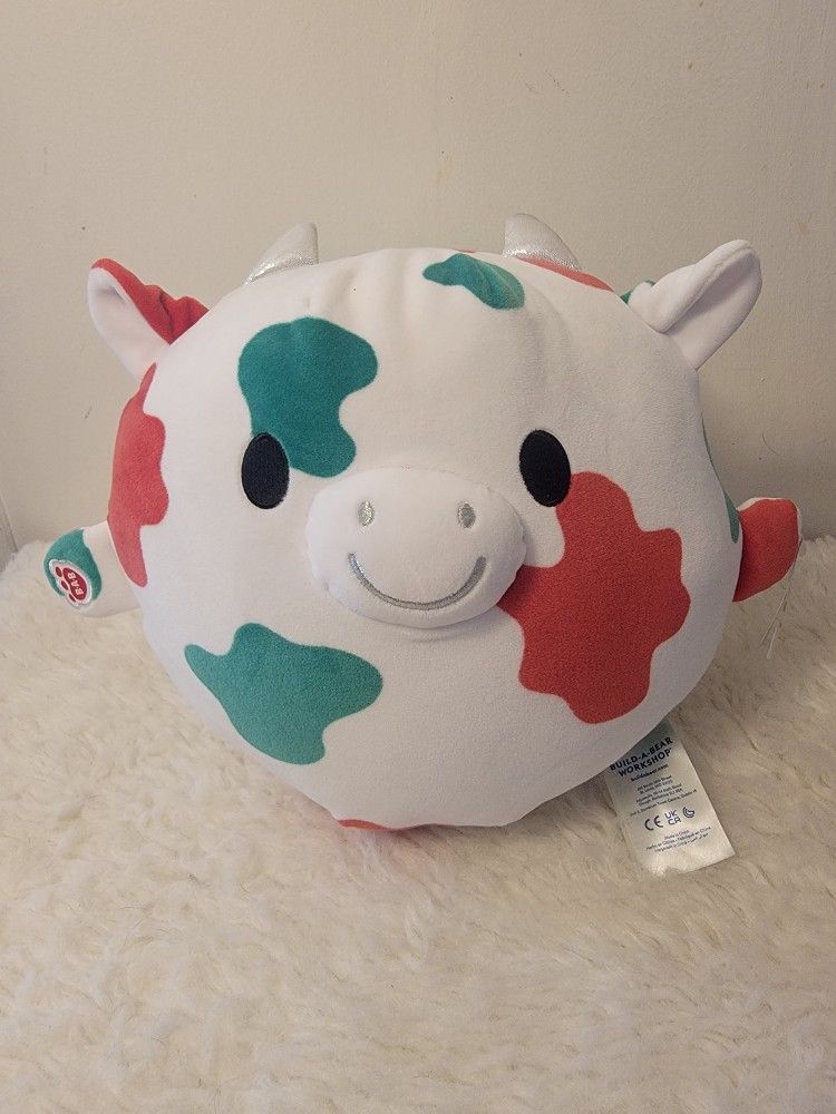 Build -A-Bear Collection SKOOSHERZâ„¢ Mooey Christmas Cow Stuffed Animal