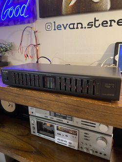 Vintage Technics SH-GE50 Stereo Graphic Equalizer | Spectrum Analyzer