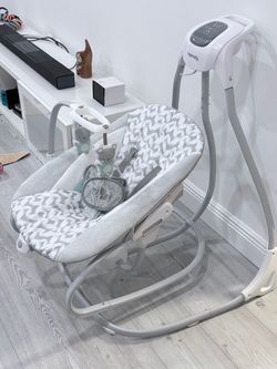 Ingenuity 2-in-1 Multi-Direction Compact Baby Swing & Rocker