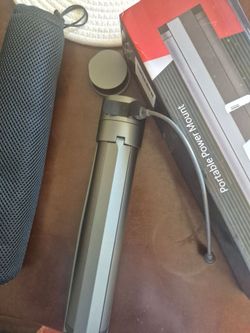 Portable power mount tripod