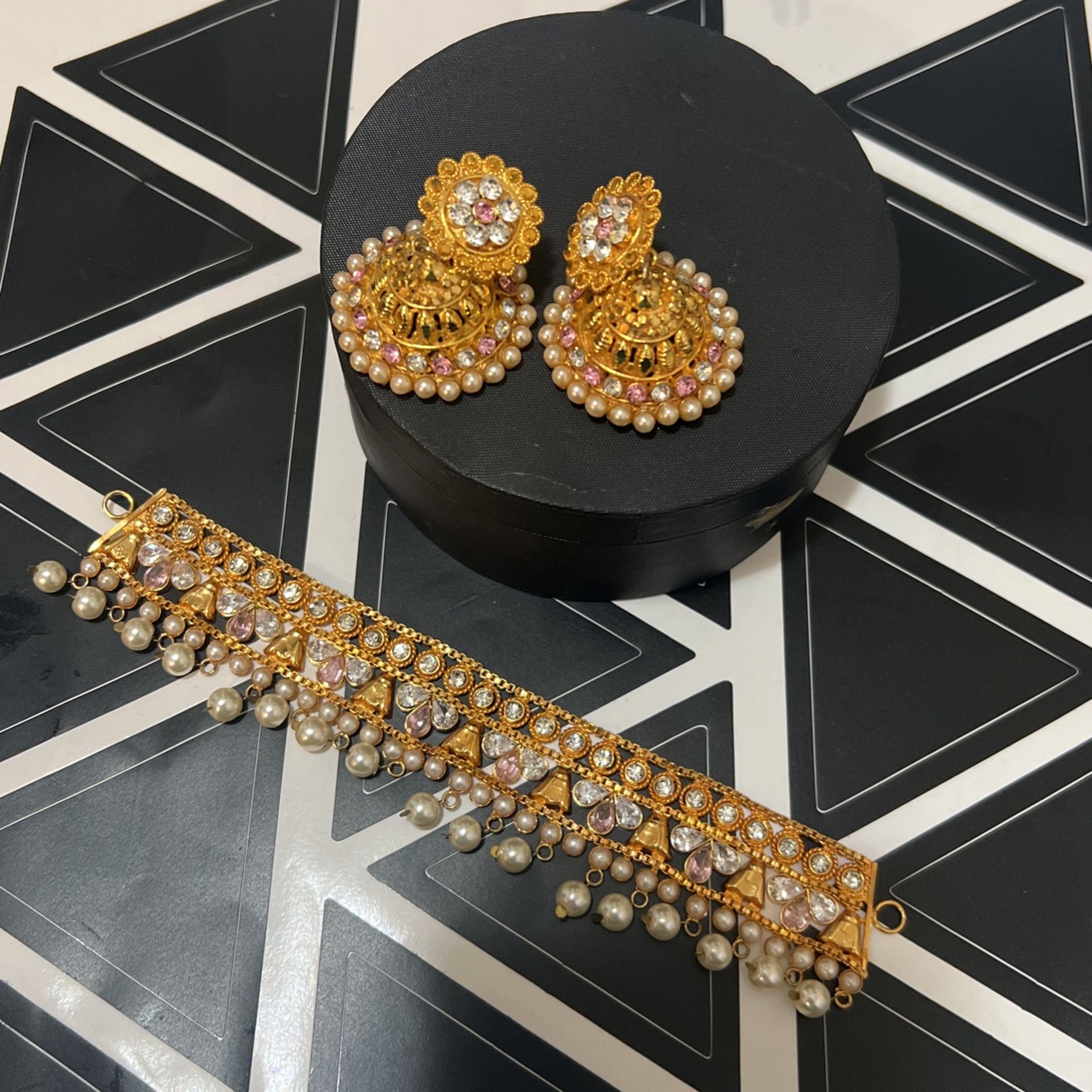 Baby Pink Choker Set