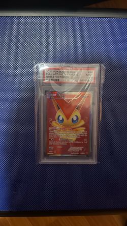 PSA 9 Victini Full Art Holo Pokemon Card