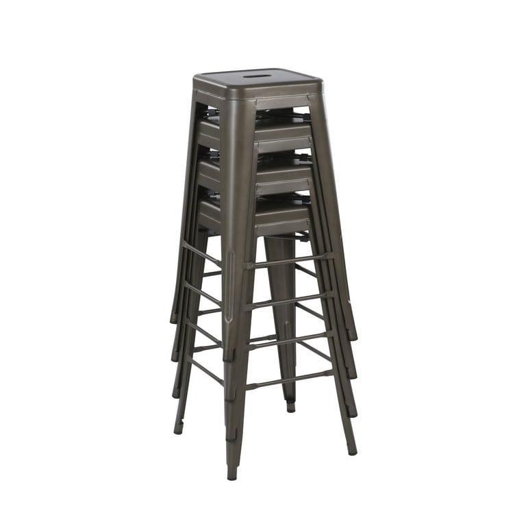 Bar Metal Stool 30” Stackable 10 PCs