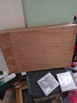 Vintage Napa Valley Wood CD or 8 track  Storage Rack